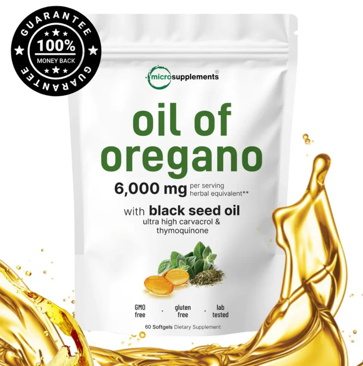 Aceite de Orégano + Semilla Negra