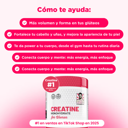 Oranivie - Monohidrato de creatina para mujeres