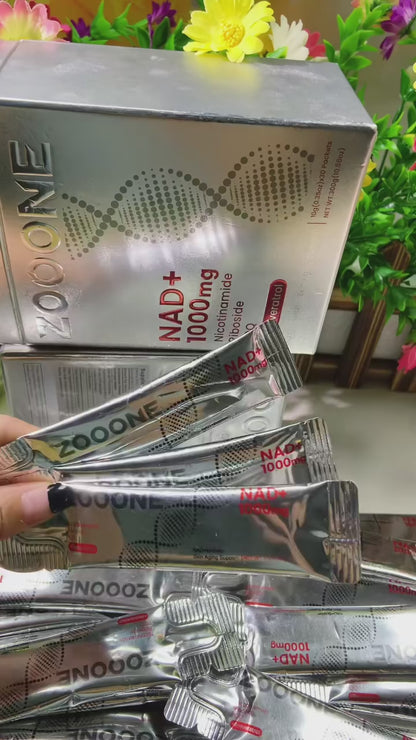 Bebida con sabor a frutos rojos ZOOONE NR1000-NAD+ para combatir el envejecimiento cutáneo, aumentar la energía y la concentración